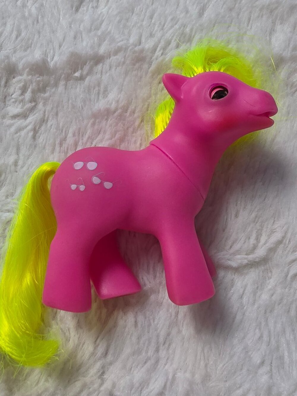 Vintage My Little Pony G1 Baby Shady BBE Beddy Bye Eyes 1986 Hasbro Pink MLP